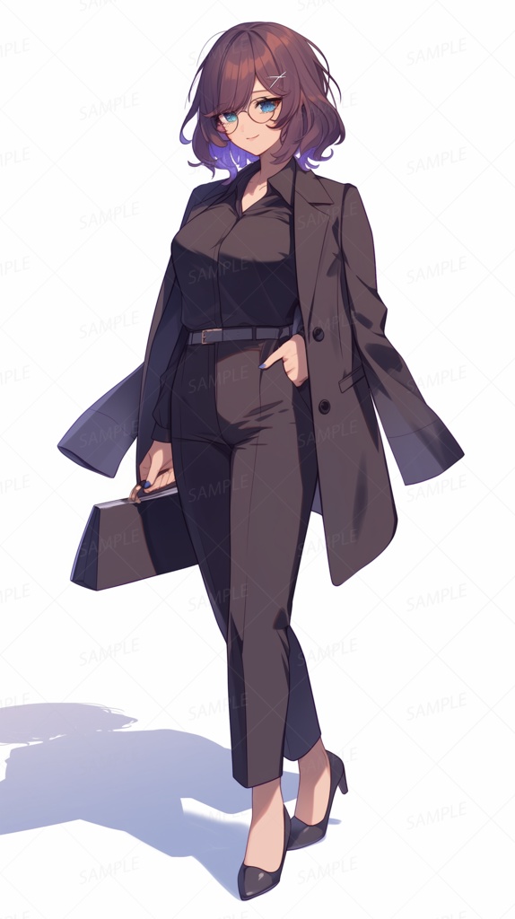 【無料セット】黒いスーツの特別部隊_立ち絵【一周年記念】