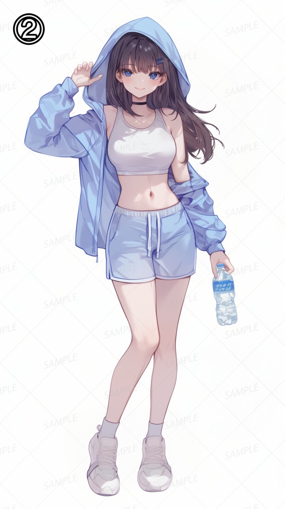 【セット】夏の少女たち_立ち絵【単品OK】
