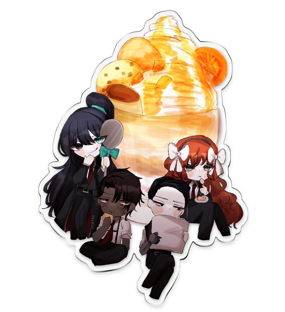 囚人パフェアクキー（ムルソー・ホンル・イシュメール・ヒースクリフ）