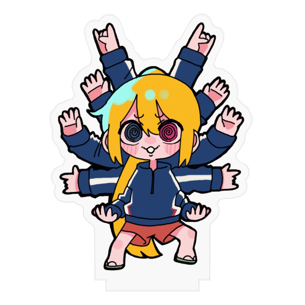 ユナちゃんアクリルスタンド(千手観音ver)