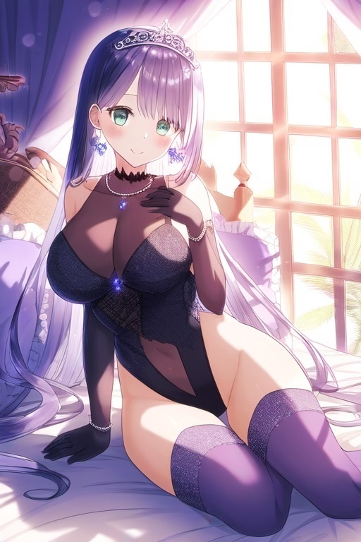 【技術書】DL版 プロンプト集 V1～V3の違い編５（王女の寝室編）