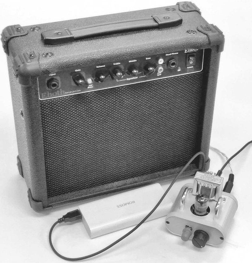 【技術書】齋藤さんのアキバ系_モバイルバッテリーで動く真空管ギターアンプを作ってみた（ラジオ技術誌 2019年7~9月号掲載）