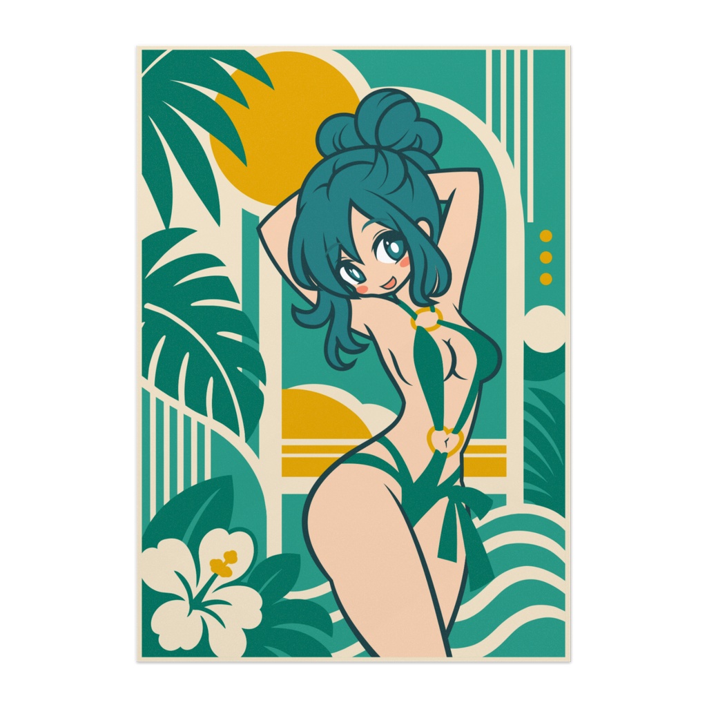 Tropical Girl Poster 001