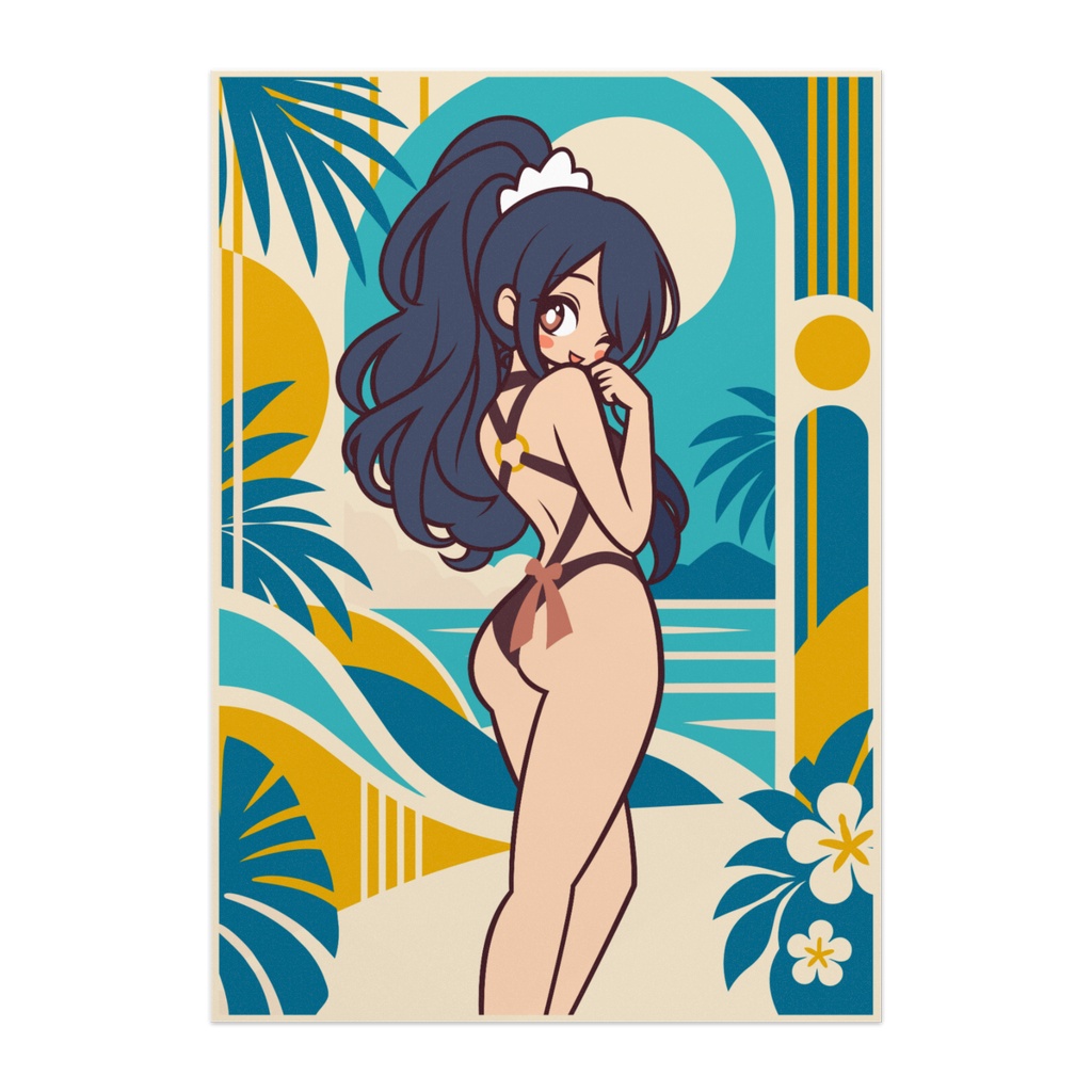 Tropical Girl Poster 002