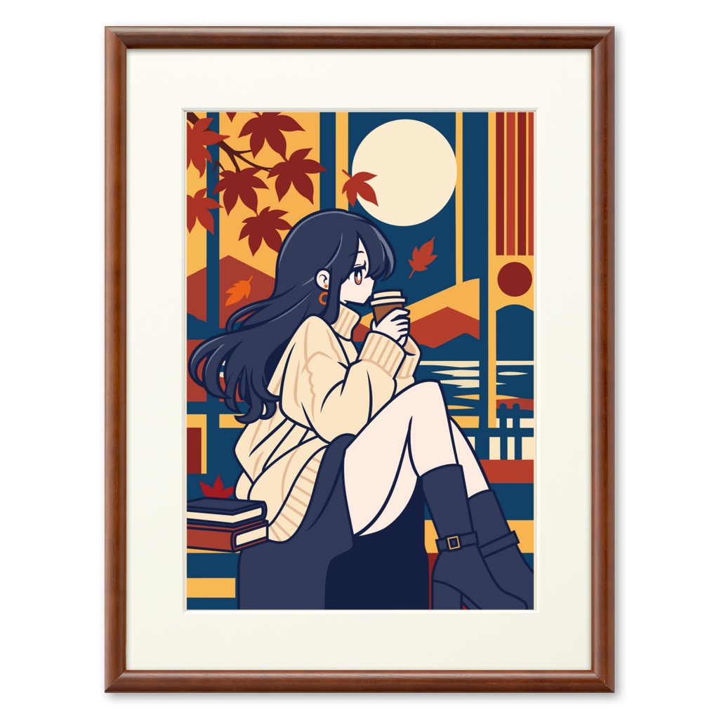 Woman in Autumn