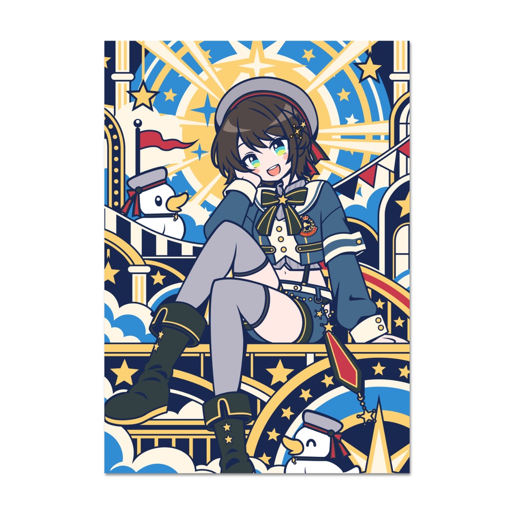 【非公式】Sun Goddess🚑⭐ -大空スバル- 布ポスター