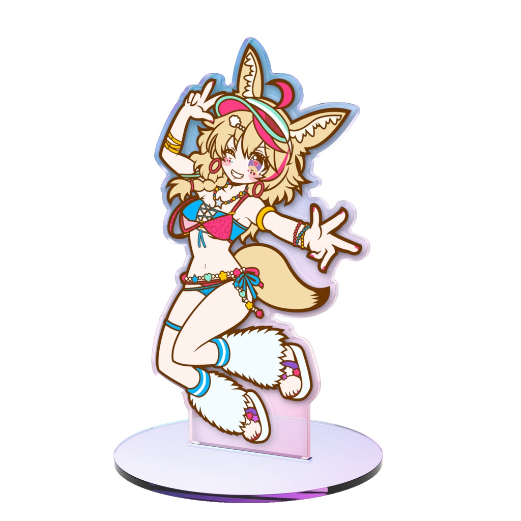 【非公式】Vibrant Summer Polka! 🎪🌊✨-尾丸ポルカ- オーロラアクスタ