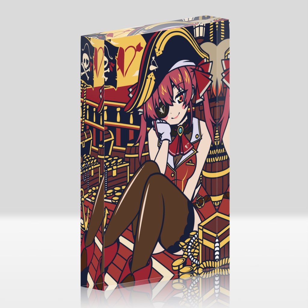【非公式】Ahoy, Darling! 💋🏴‍☠️ -宝鐘マリン- アクリルブロック