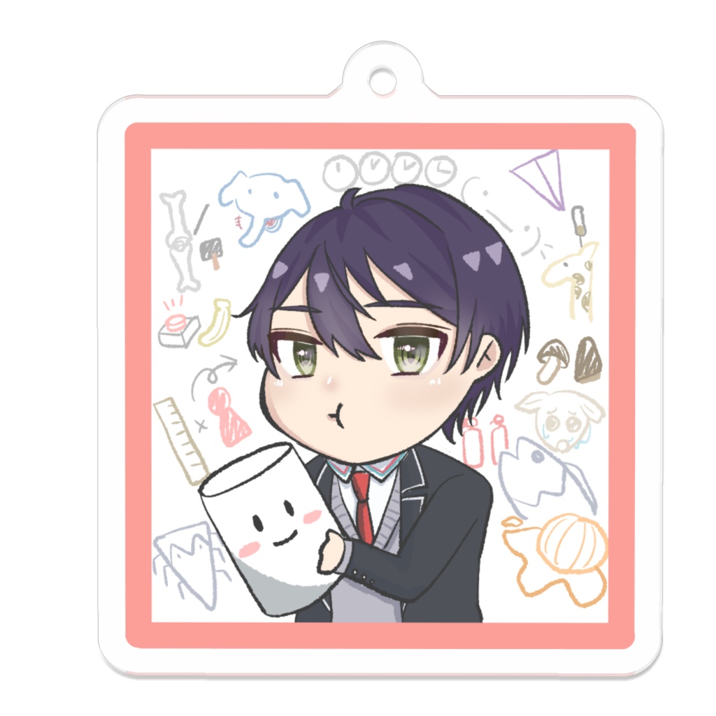 剣持刀也 100万人記念グッズセット 剣持刀也（VTuberグループ「にじさんじ」所属）の登録者100万人