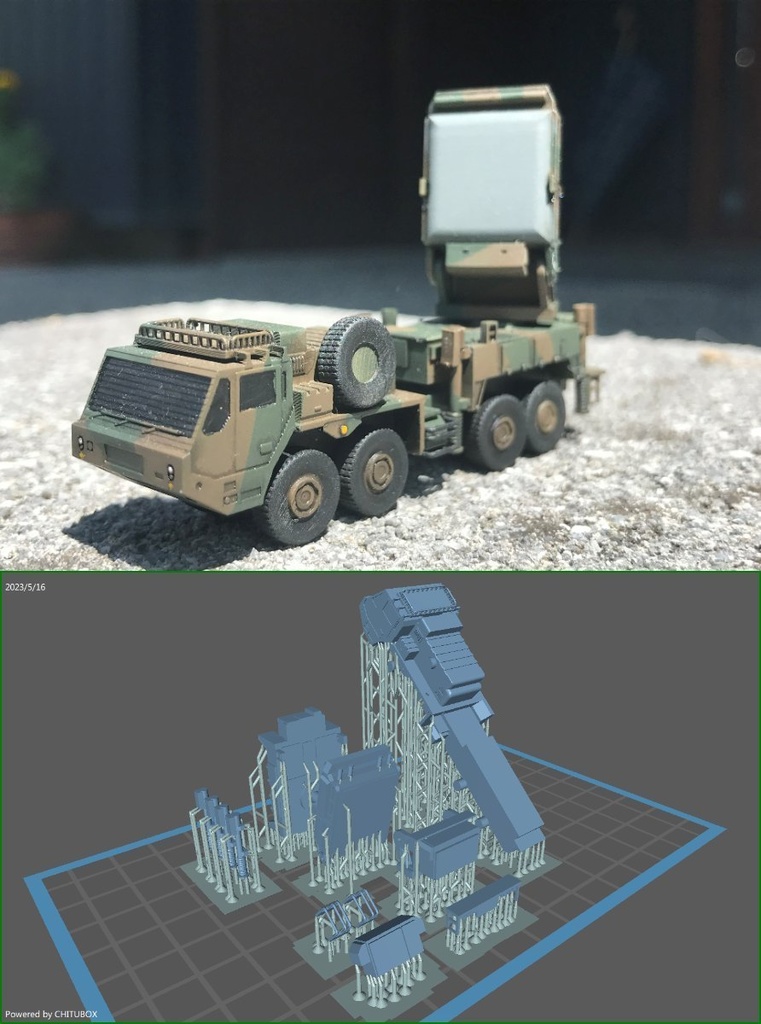 1/144レジンキット 陸上自衛隊　03式地対空誘導弾　レーダー