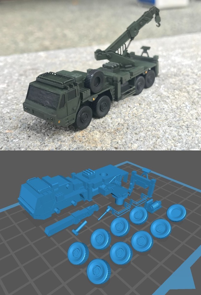 1/144レジンキット 陸上自衛隊　重装輪回収車