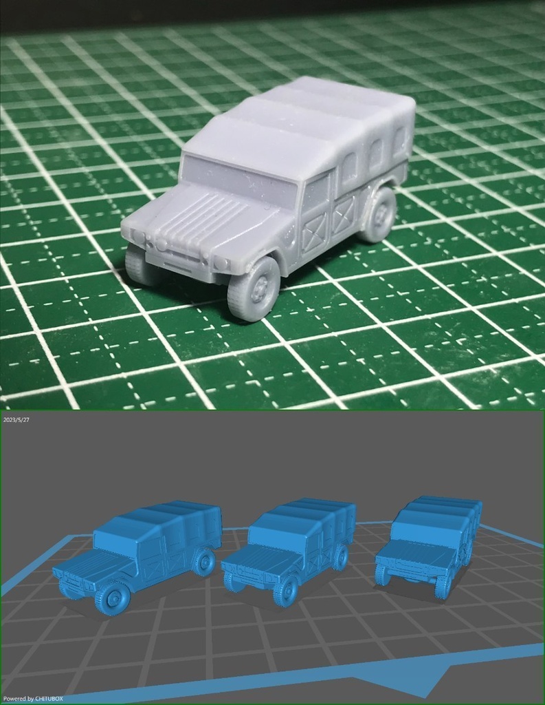【3両セット】1/144レジンキット 陸上自衛隊　高機動車