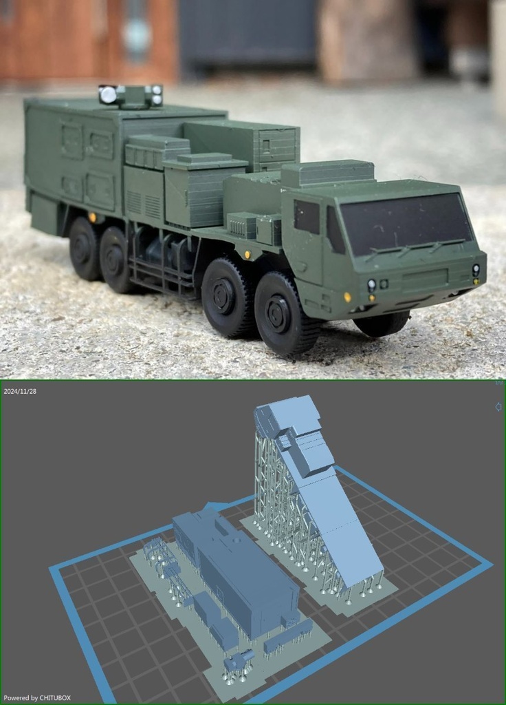 1/144レジンキット 陸上自衛隊　車両搭載高出力レーザー実証装置