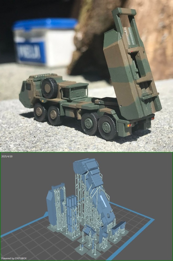 1/144レジンキット 陸上自衛隊　HIMARS　仮想重装輪仕様