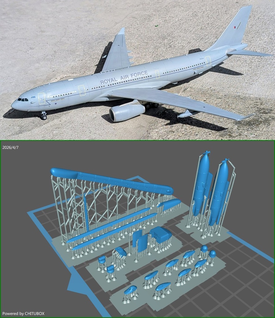 1/144レジンキット　A330 MRTT　改造パーツ