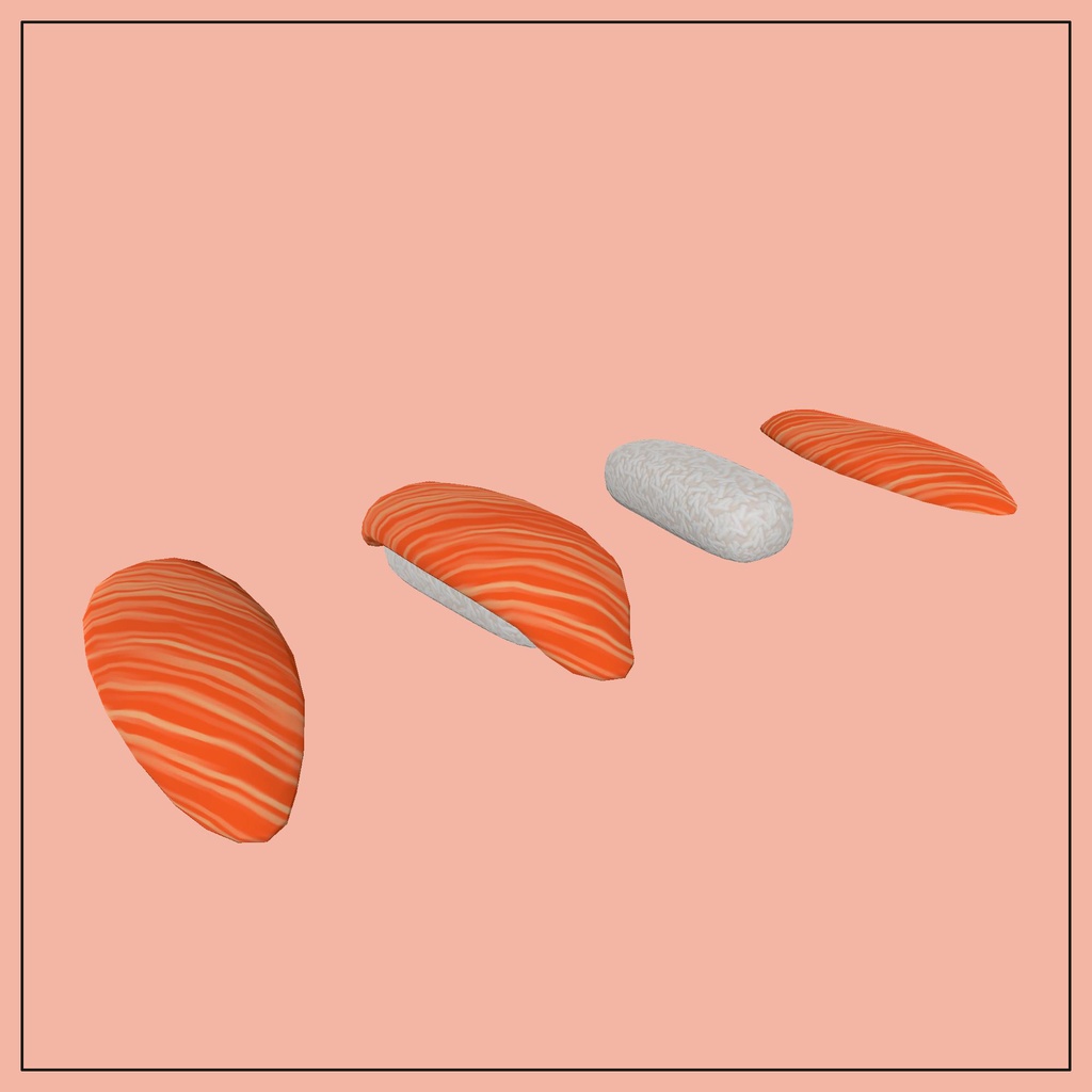 サーモン握り寿司/Salmon Nigiri Sushi