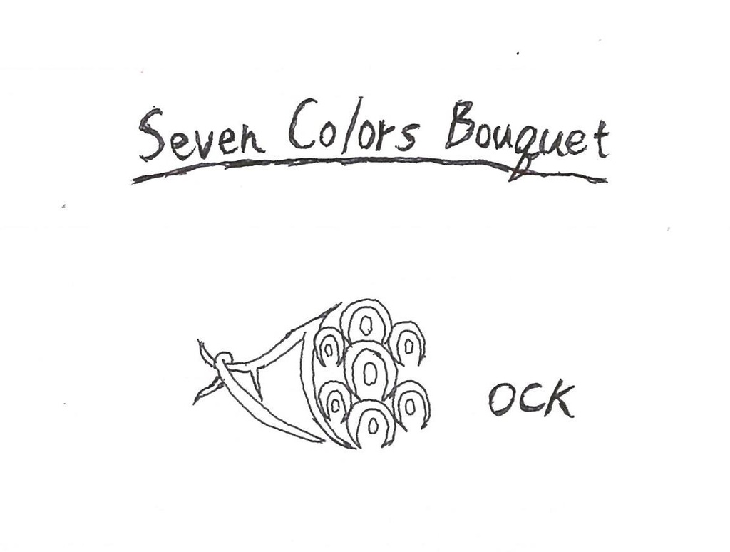 Seven Colors Bouquet(印刷用)