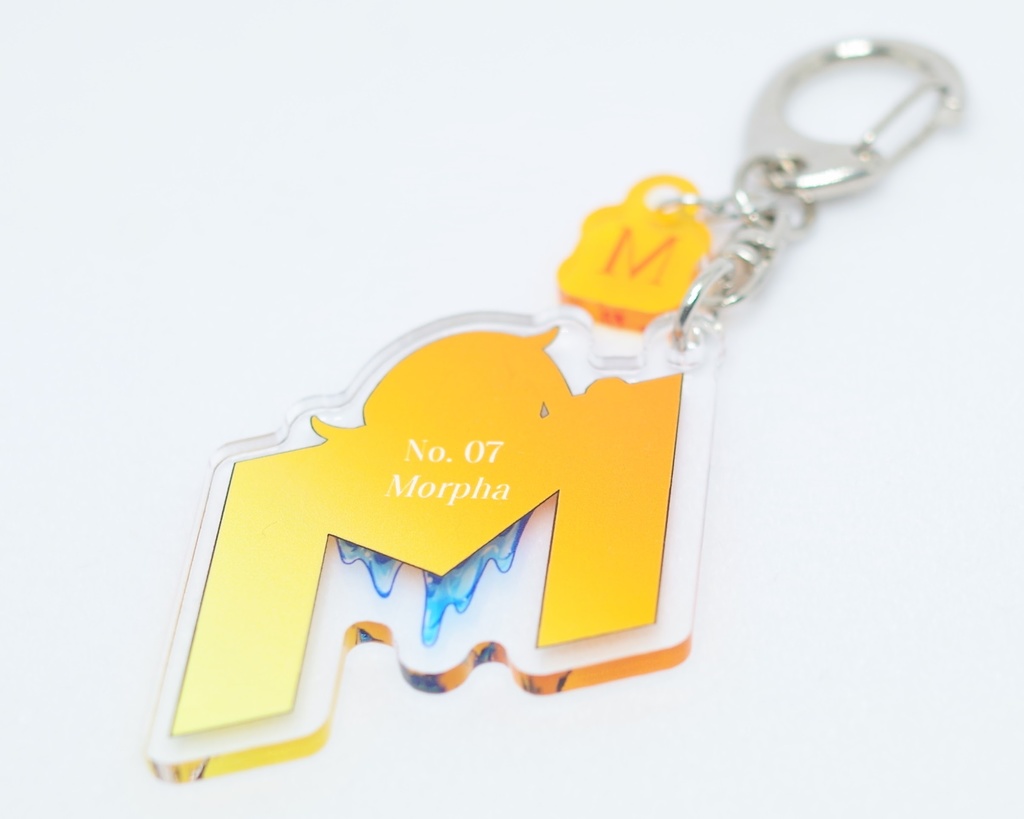 モルファ イニシャルモチーフ アクリルキーホルダー