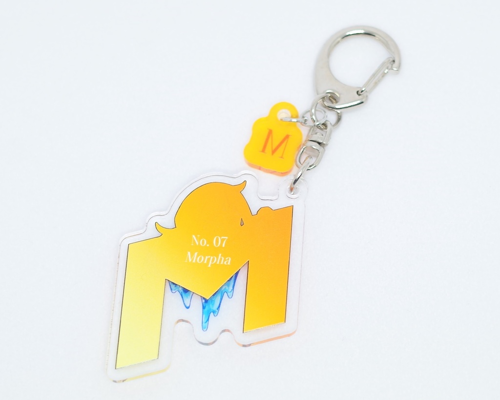 モルファ イニシャルモチーフ アクリルキーホルダー