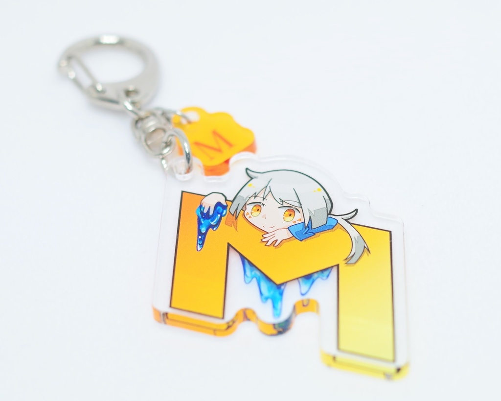 モルファ イニシャルモチーフ アクリルキーホルダー