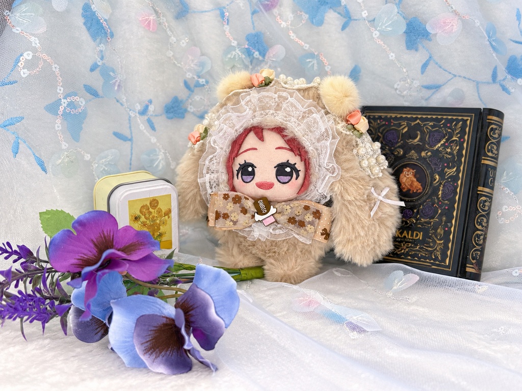 ぬい服 10-12cm うさ耳 きぐるみ
