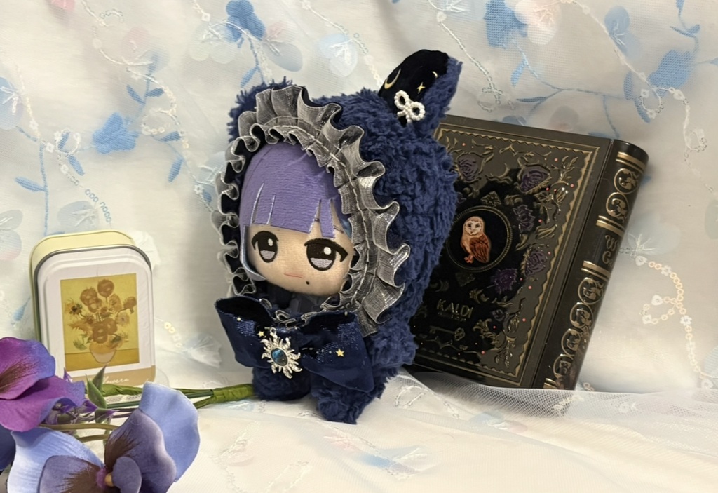 ぬい服 10-12cm 着ぐるみ クマ耳 星空モチーフ