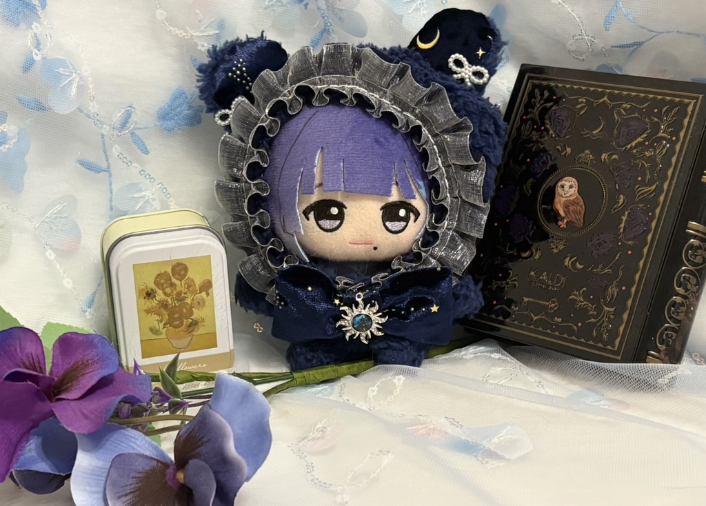ぬい服 10-12cm 着ぐるみ クマ耳 星空モチーフ