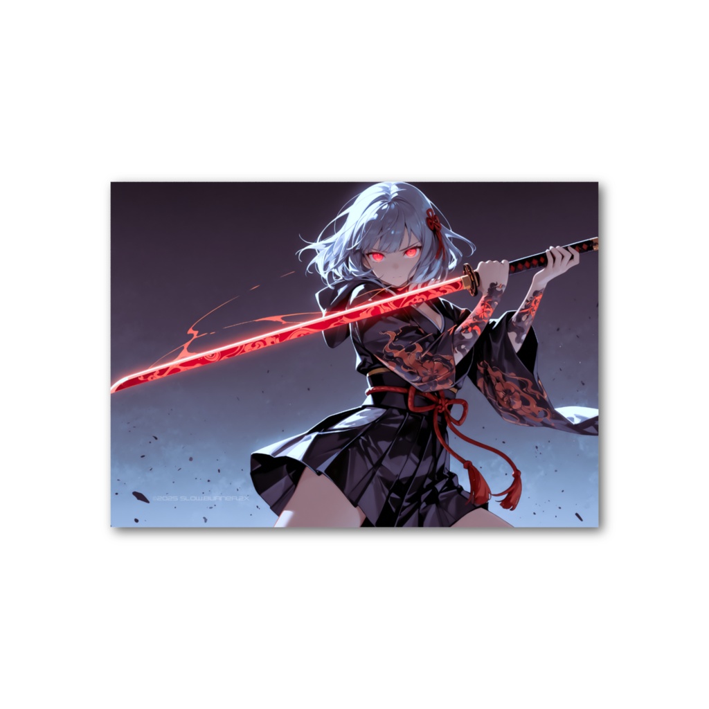 The blade drawn not in anger