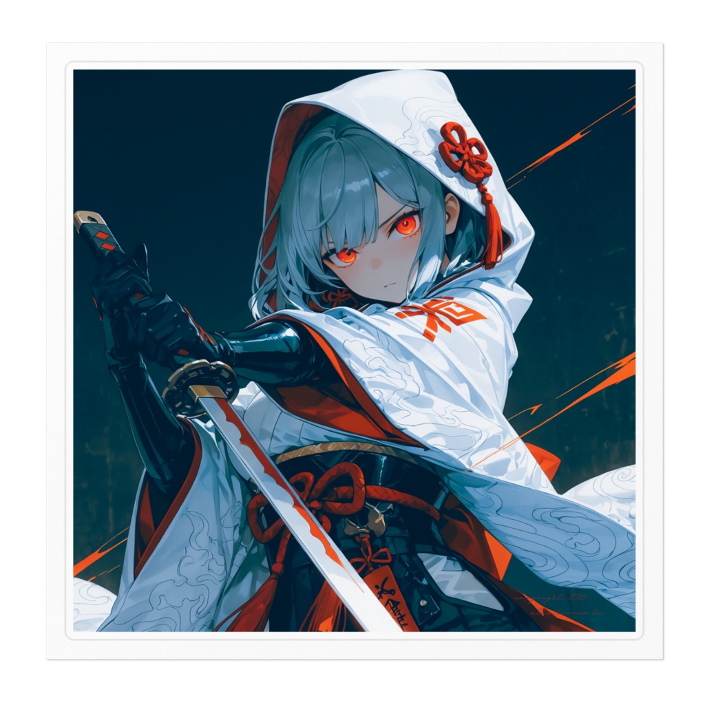 オリジナルステッカー 「Strength grows in silence」