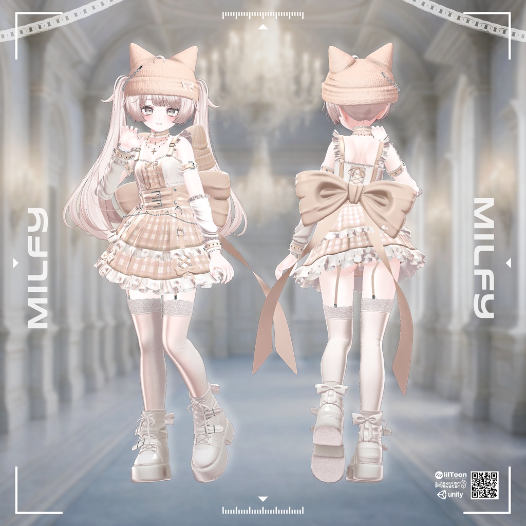 🎃SALE🎃【VRC衣装】 Crimson Kitty  【15 AVATAR】