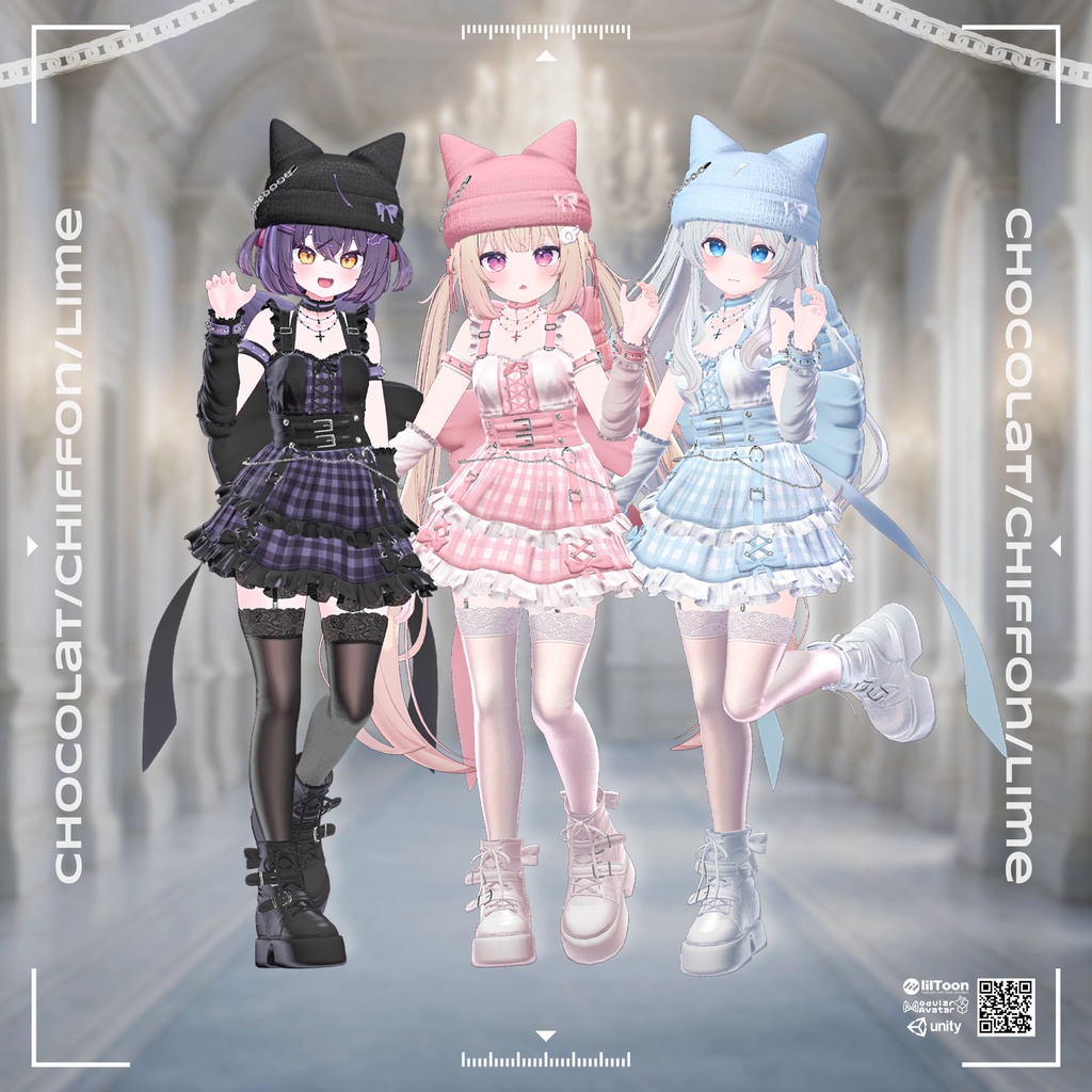 🎃SALE🎃【VRC衣装】 Crimson Kitty  【15 AVATAR】