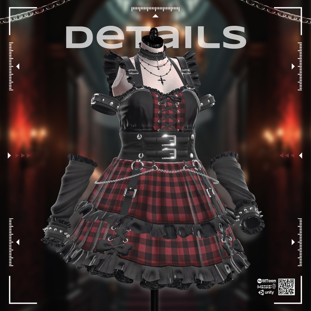 🎃SALE🎃【VRC衣装】 Crimson Kitty  【15 AVATAR】