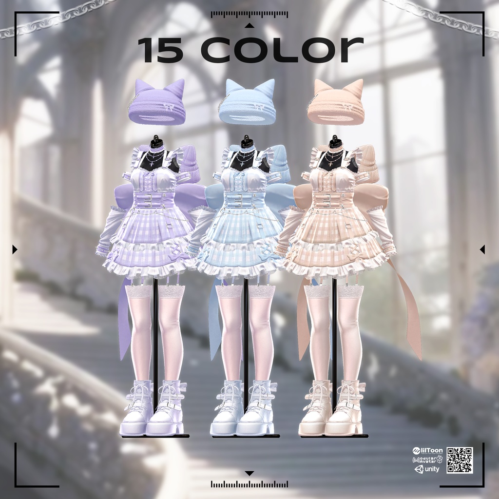 🎃SALE🎃【VRC衣装】 Crimson Kitty  【15 AVATAR】