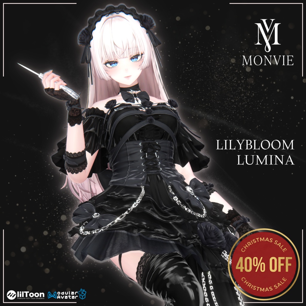 🎄 SALE 🎄【VRC衣装】🌹Liliy Bloom 🔪【16 AVATAR】