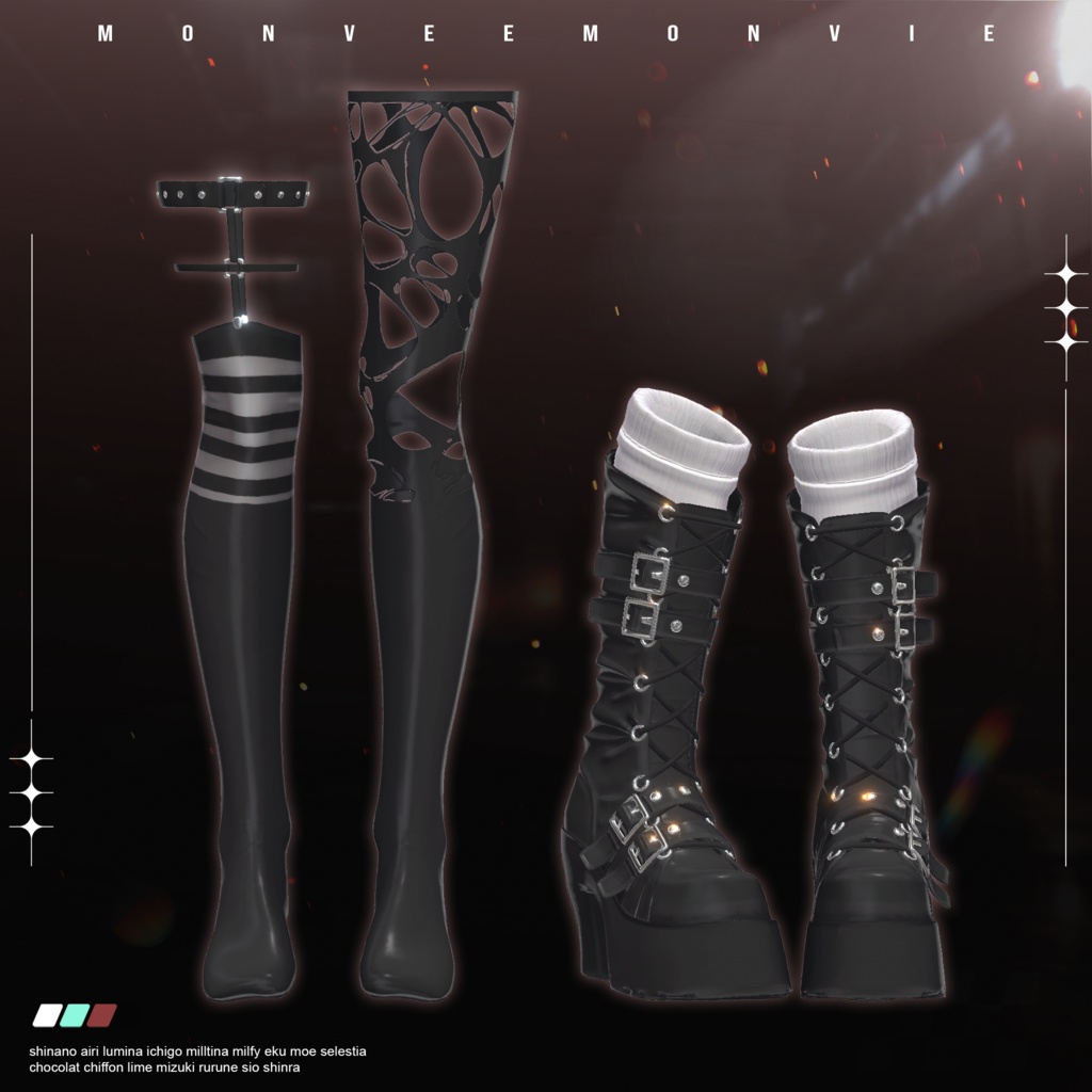 【VRC衣装】☠️Scarlet Rouge 🔪【17 AVATAR】