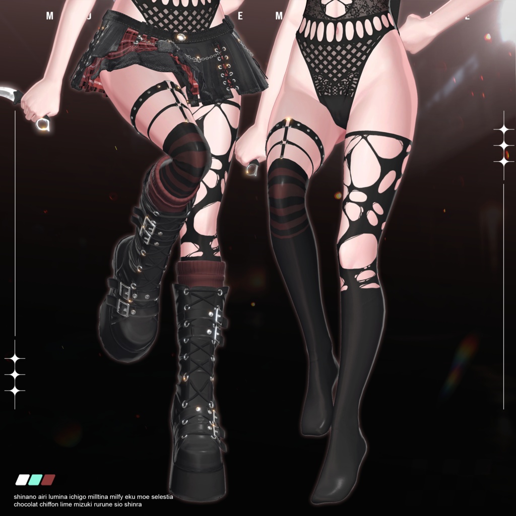 【VRC衣装】☠️Scarlet Rouge 🔪【17 AVATAR】