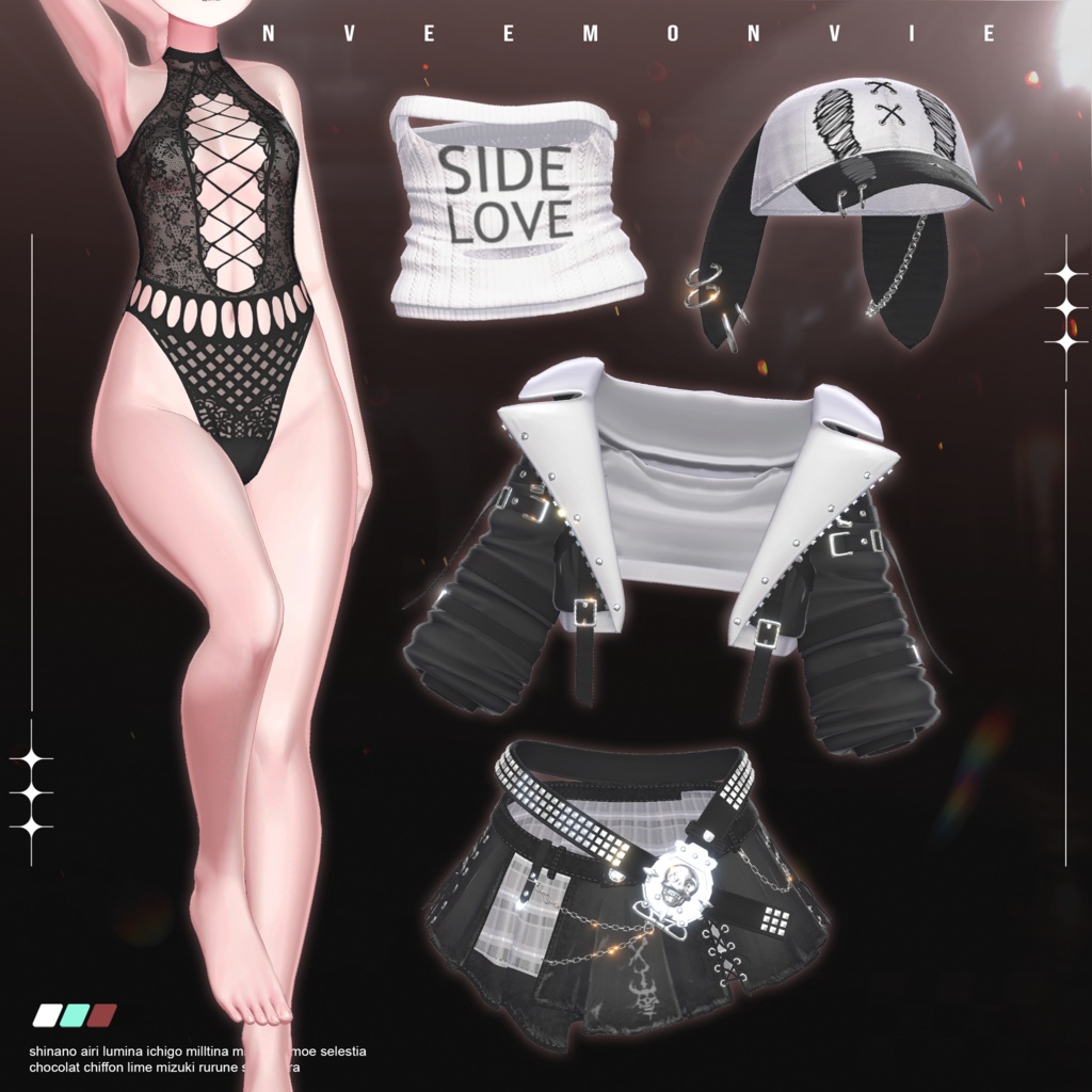 【VRC衣装】☠️Scarlet Rouge 🔪【17 AVATAR】