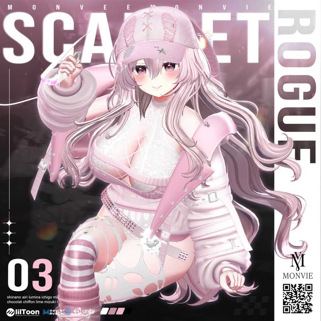 【VRC衣装】☠️Scarlet Rouge 🔪【17 AVATAR】