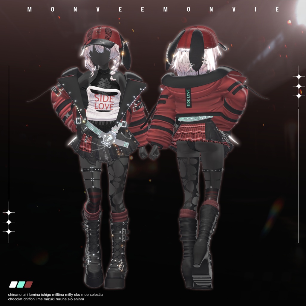 【VRC衣装】☠️Scarlet Rouge 🔪【17 AVATAR】