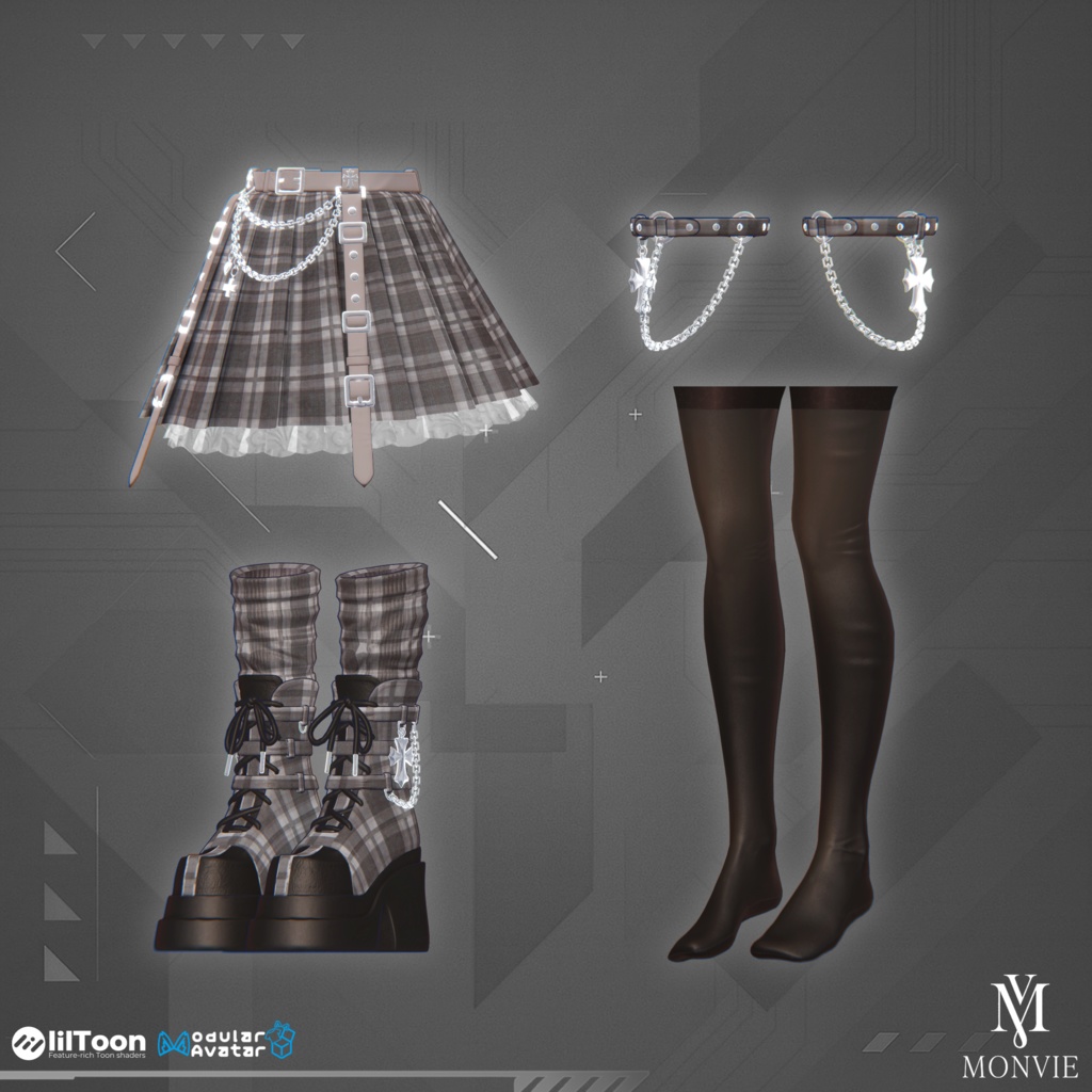 🎁 SALE 🎁 【VRC衣装】NightControl🌙【16 AVATAR】