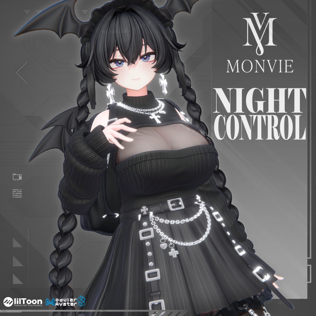 🎁 SALE 🎁 【VRC衣装】NightControl🌙【16 AVATAR】