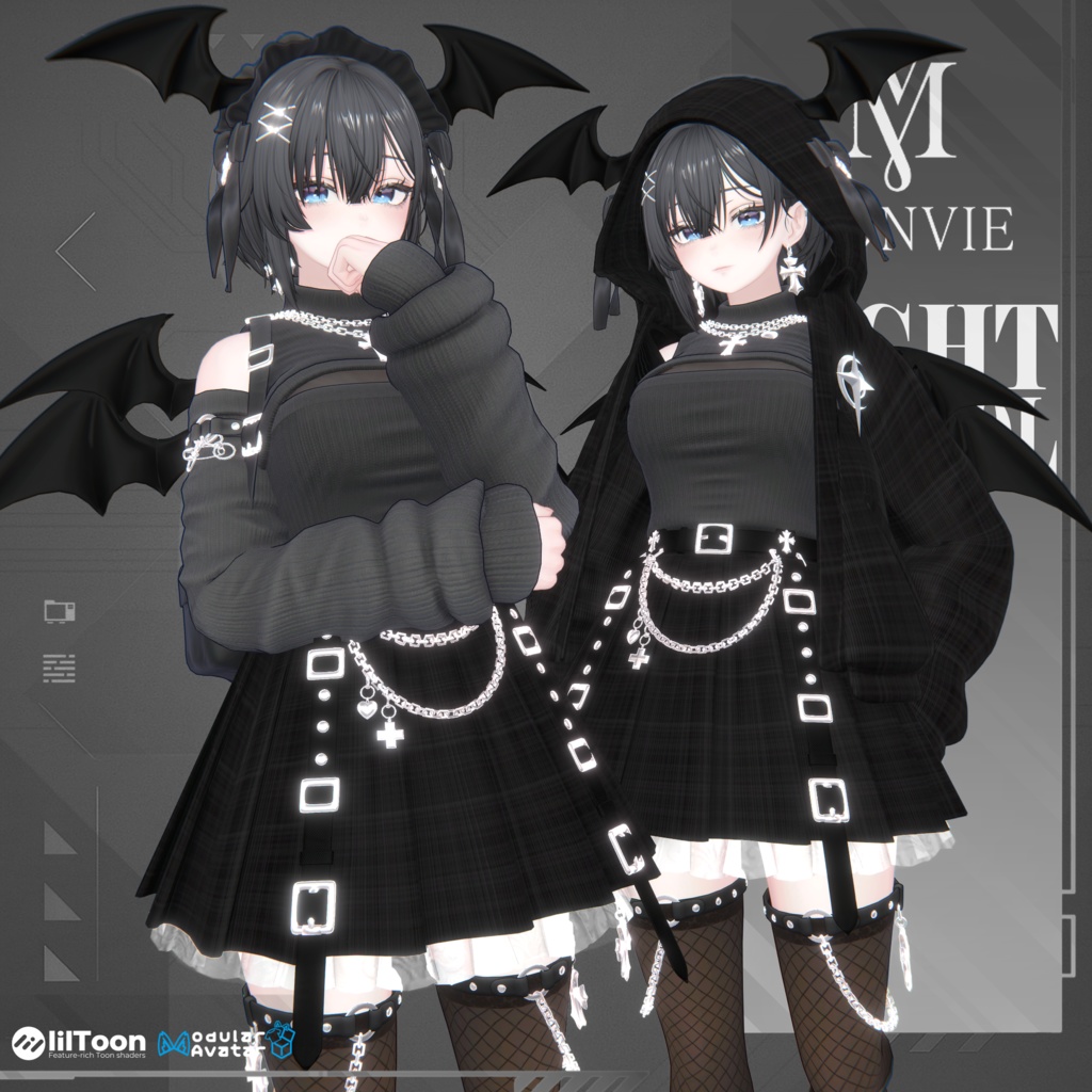 🎁 SALE 🎁 【VRC衣装】NightControl🌙【16 AVATAR】