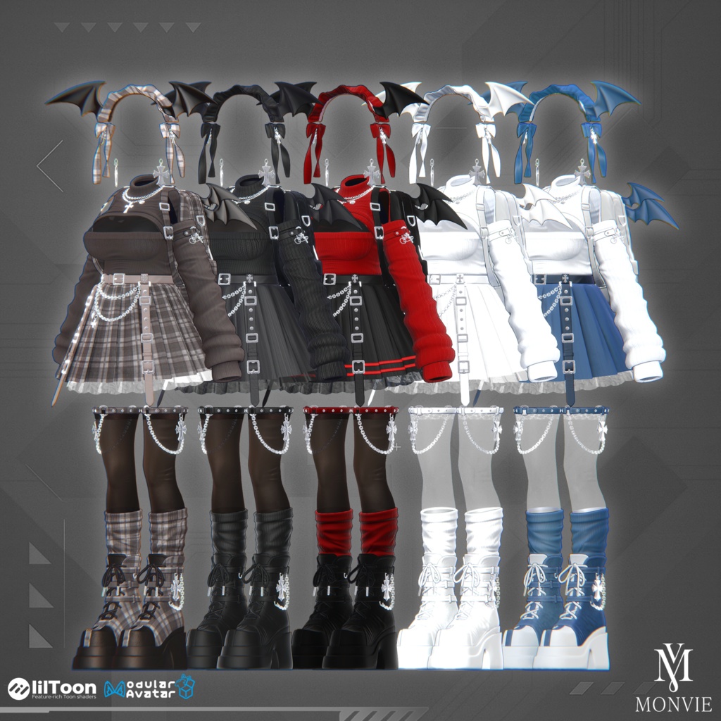 🎁 SALE 🎁 【VRC衣装】NightControl🌙【16 AVATAR】