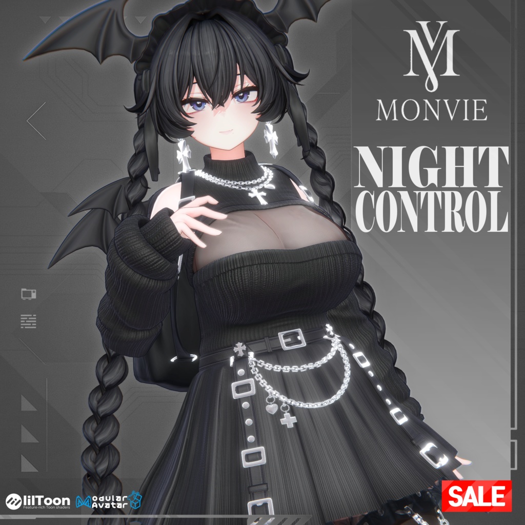 🎁 SALE 🎁 【VRC衣装】NightControl🌙【16 AVATAR】