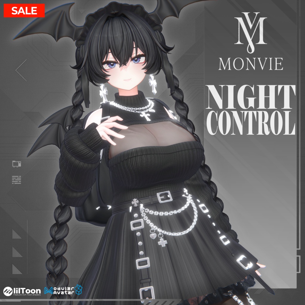 🎁 SALE 中 🎁 【VRC衣装】NightControl🌙【17 AVATAR】