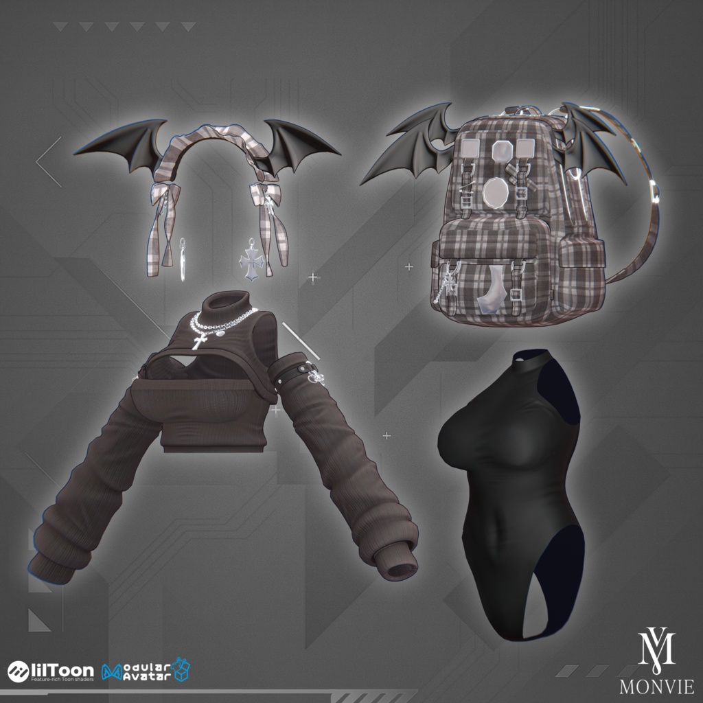 🎁 SALE 🎁 【VRC衣装】NightControl🌙【16 AVATAR】