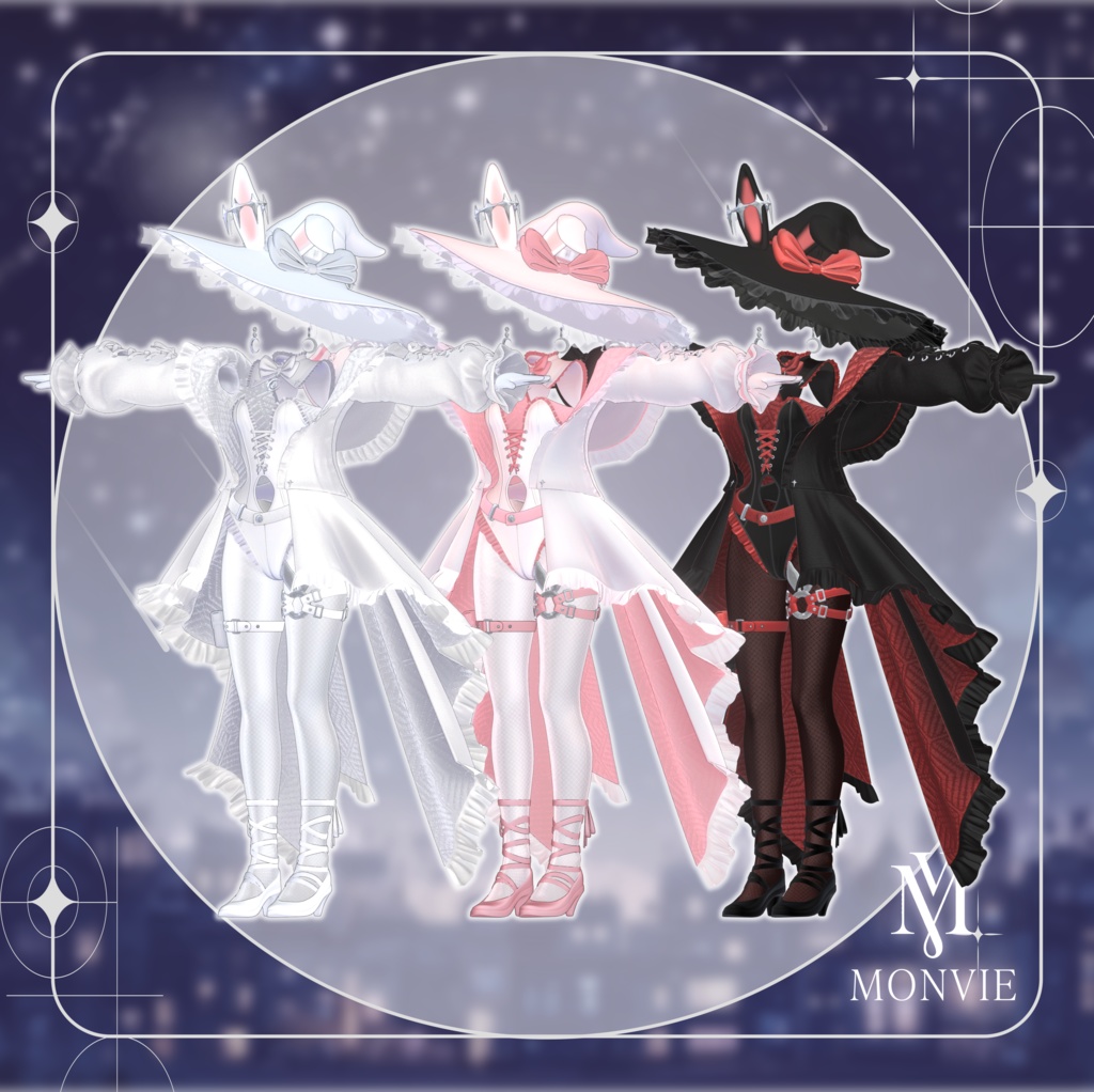 💎【SALE 中】💎【VRC衣装】BuunyWitch🐇【17 AVATAR】