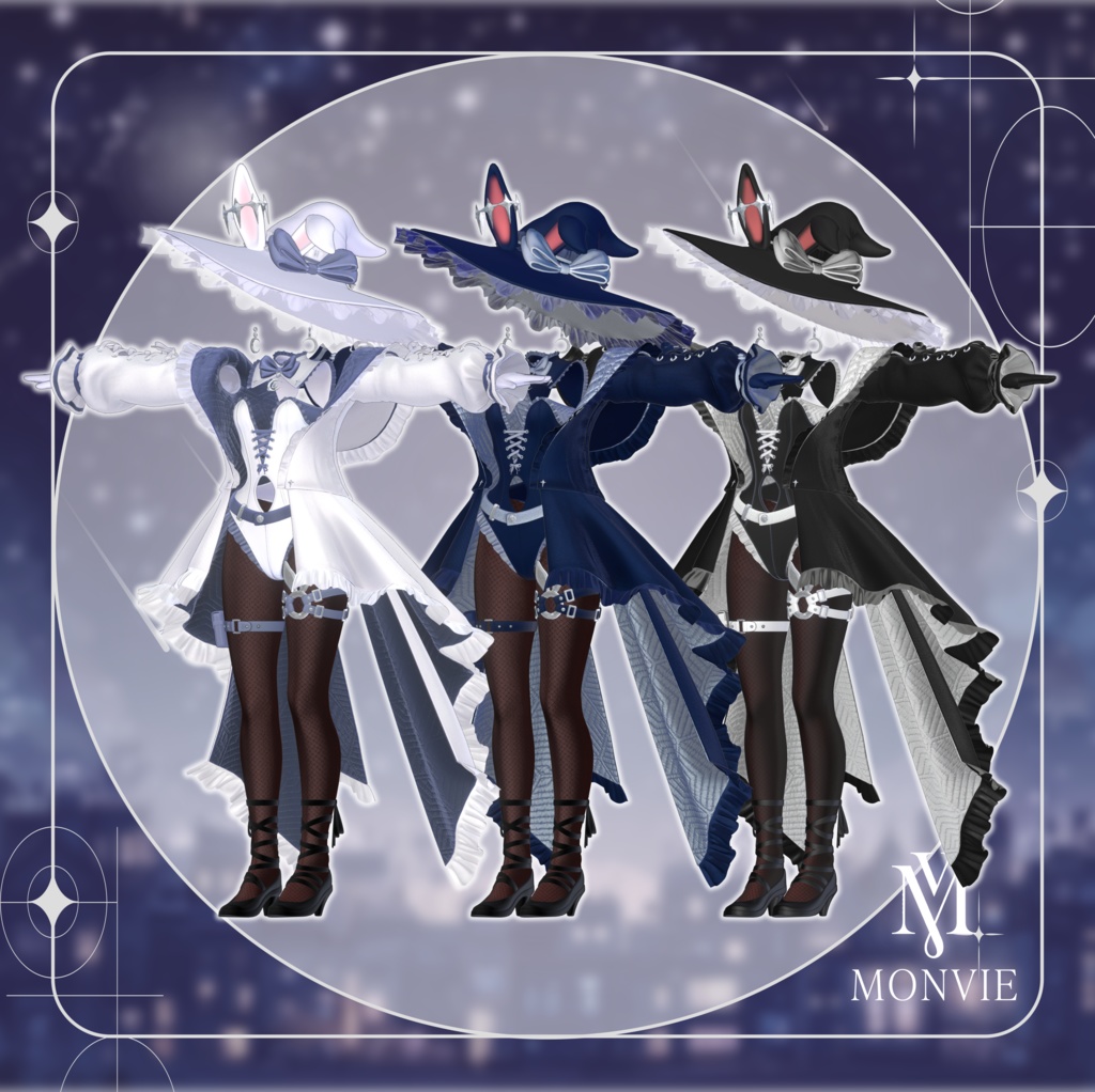 💎【SALE 中】💎【VRC衣装】BuunyWitch🐇【17 AVATAR】