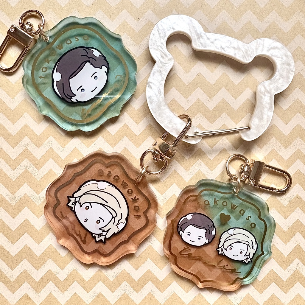 箔押しアクキー