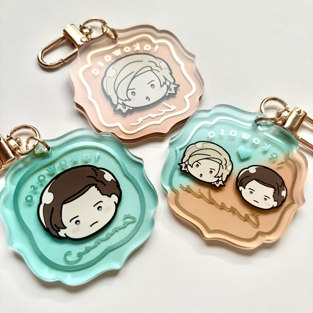 箔押しアクキー